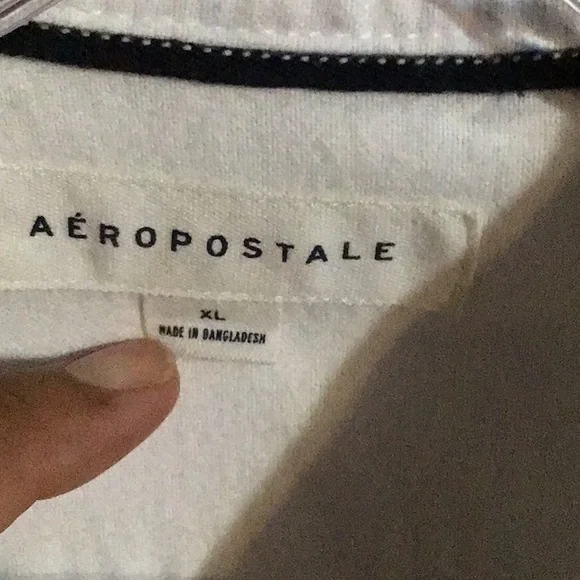 AEROPOSTALE BUTTON DOWN LONG SLEEVES MENS DRESS SHIRT - Picture 2 of 11